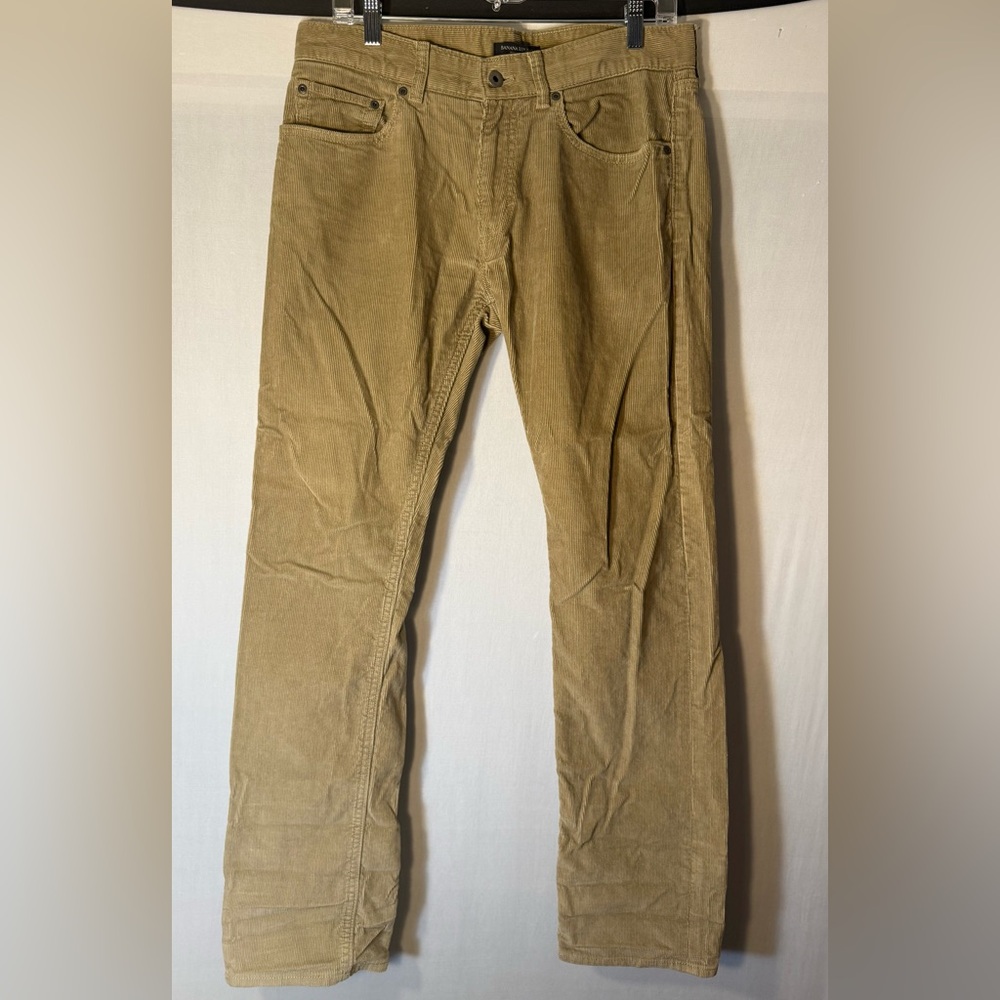 Banana Republic Men's Olive Corduroy Pants